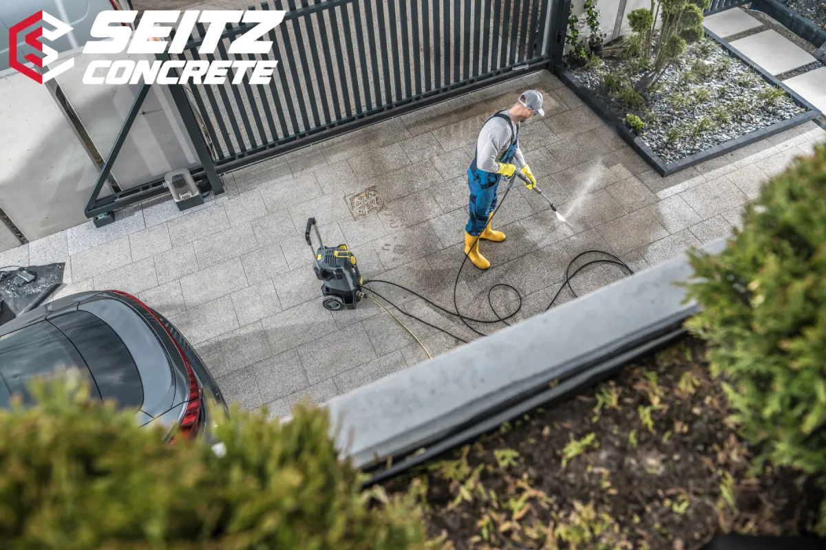 concrete driveway